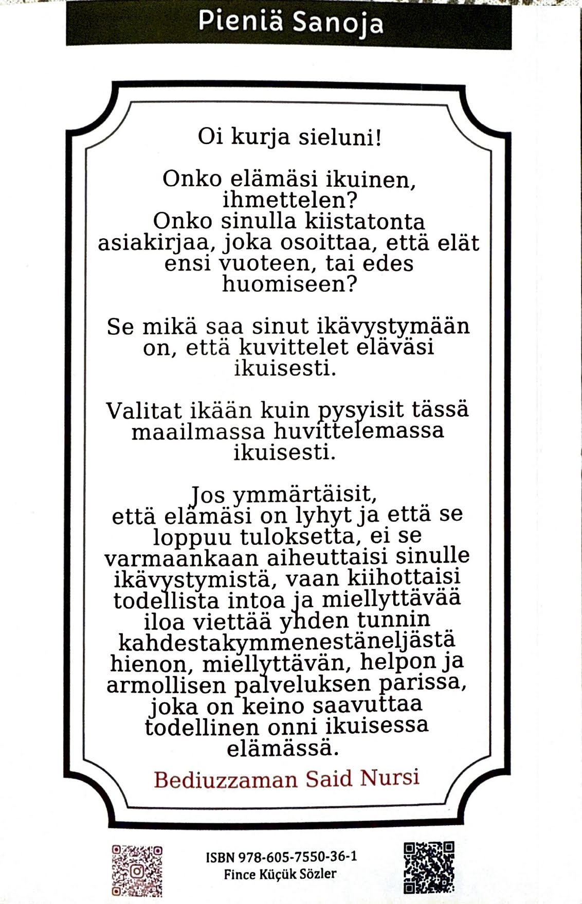 Pieniä Sanoja